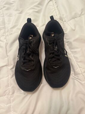 Hoka Black and White Women's Sneakers